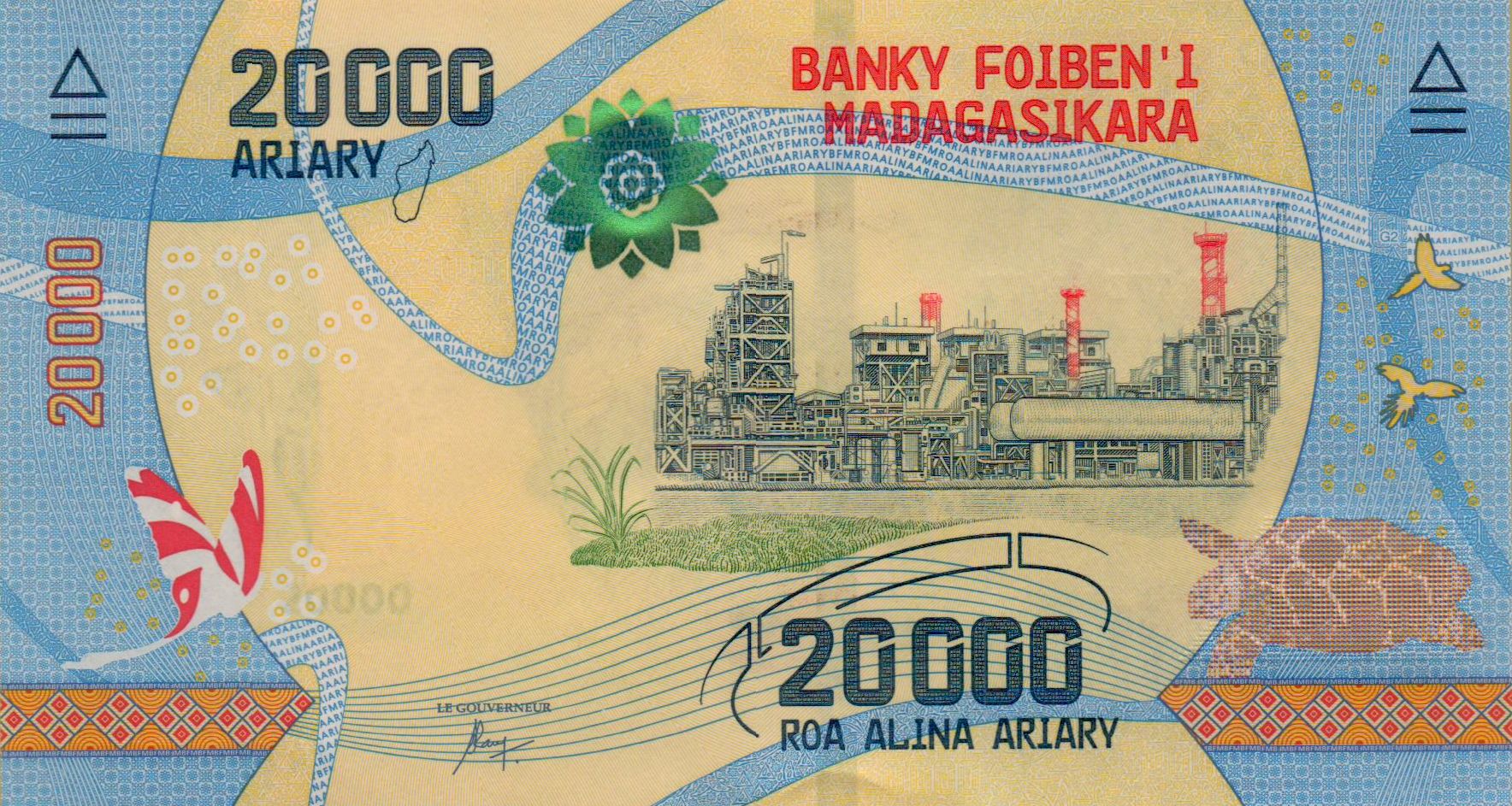 Madagascar 20000  2017 UNC P-104